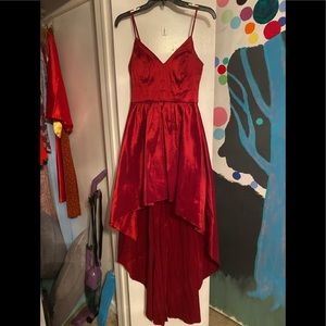 B. Smart red homecoming dress